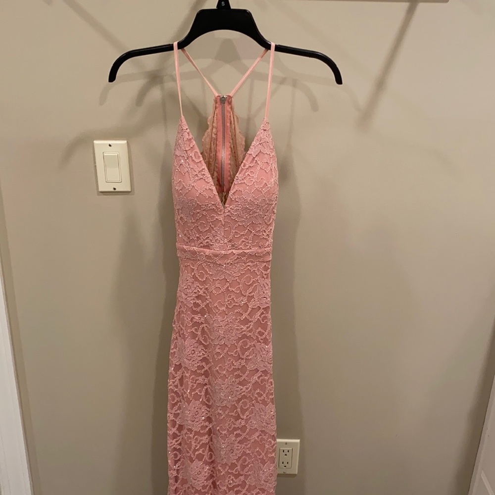Pink prom dress